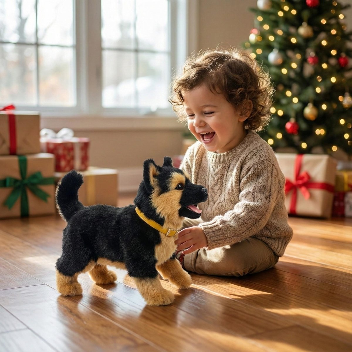 Engaging Robotic Puppy Toy with Realistic Movements for Kids