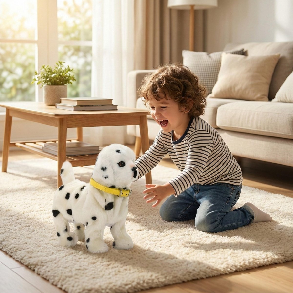 Engaging Robotic Puppy Toy with Realistic Movements for Kids