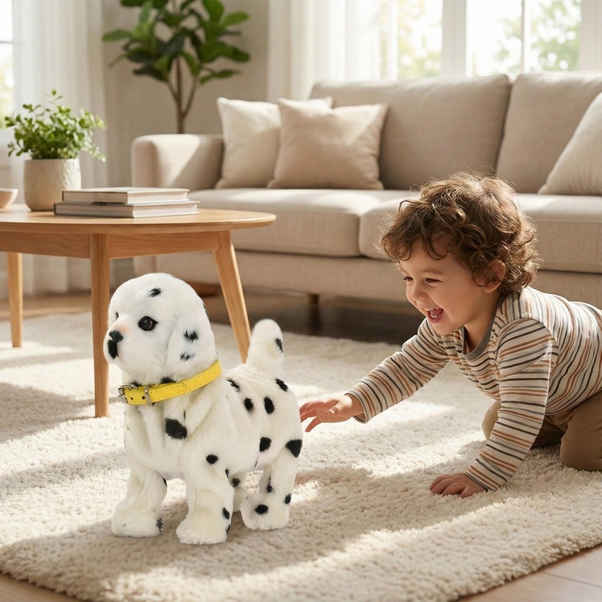 Engaging Robotic Puppy Toy with Realistic Movements for Kids
