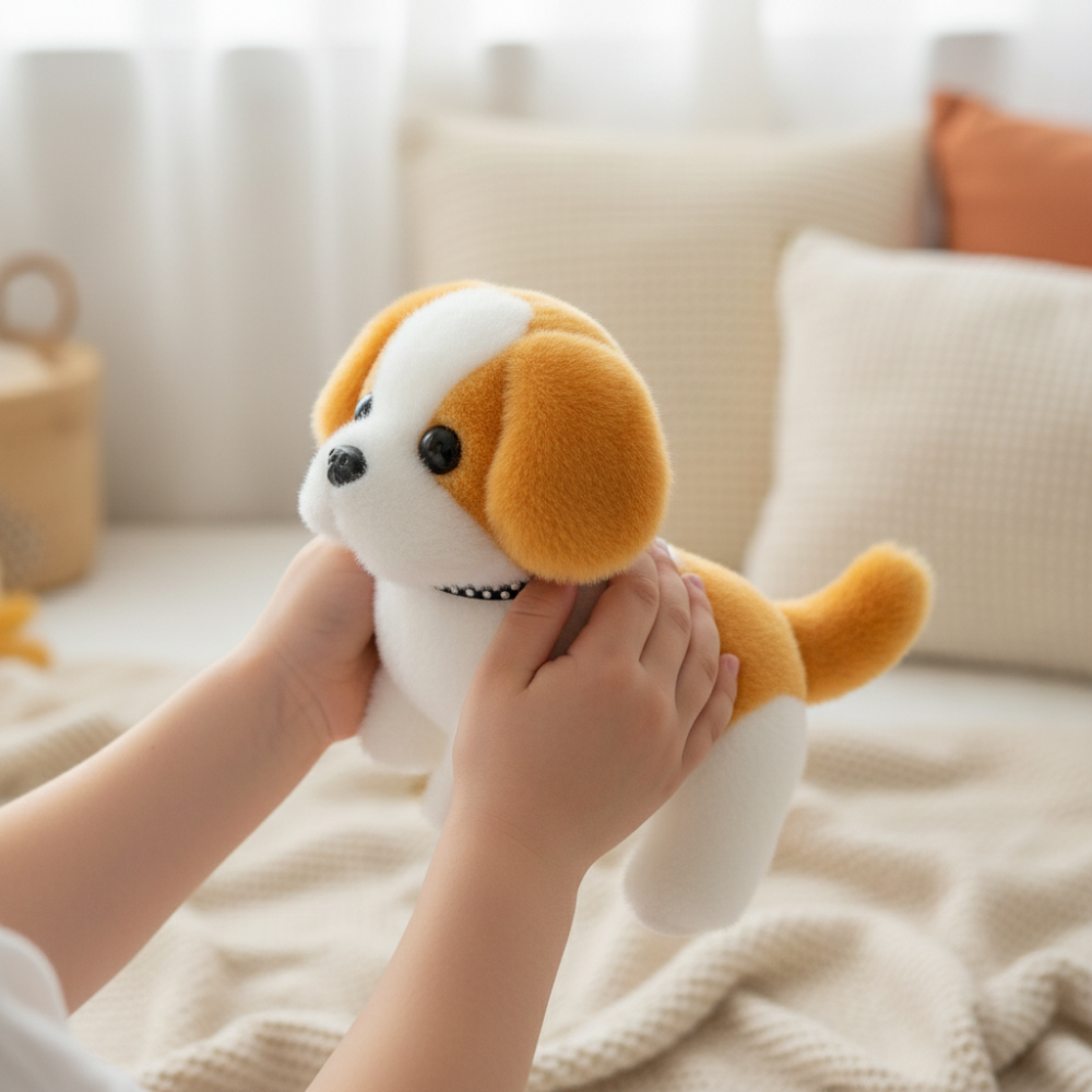Adorable Interactive Plush Canine Companion for Kids