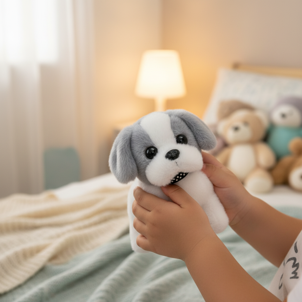 Adorable Interactive Plush Canine Companion for Kids