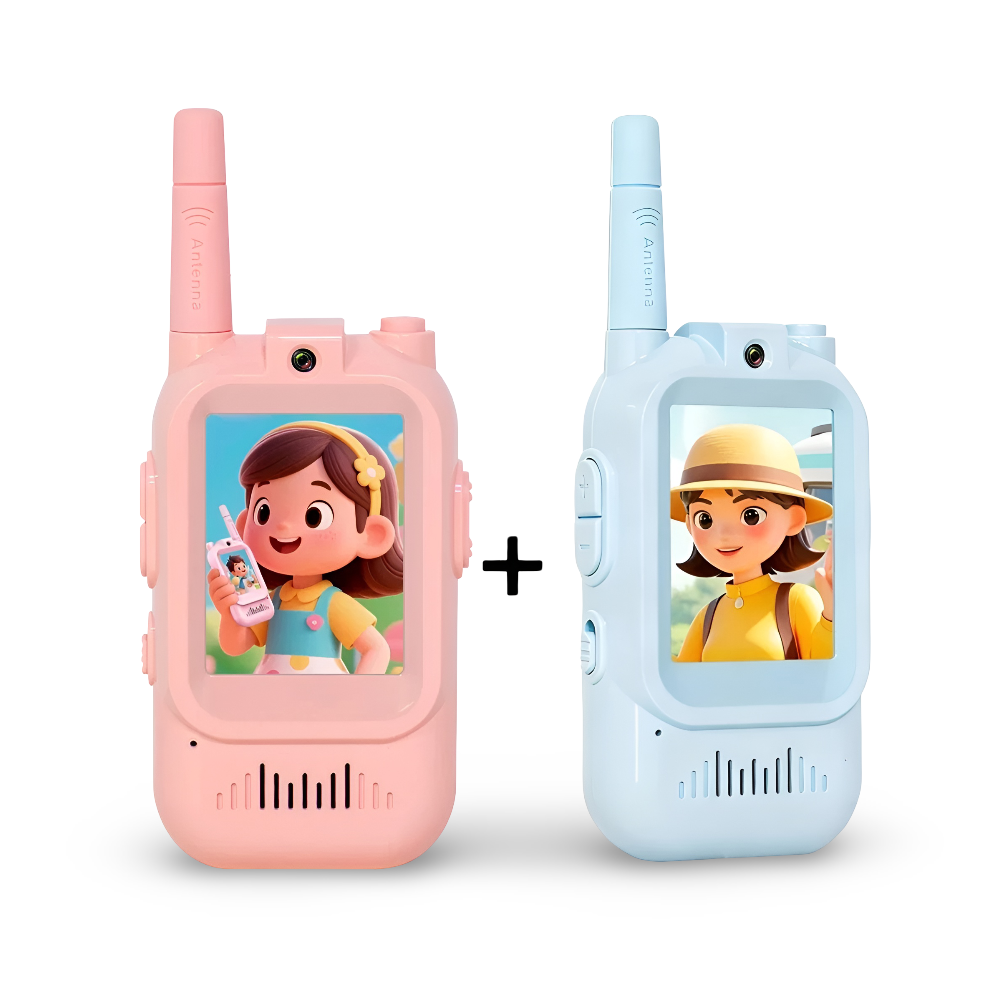Rechargeable Video Chat Walkie Talkie Duo for Kids