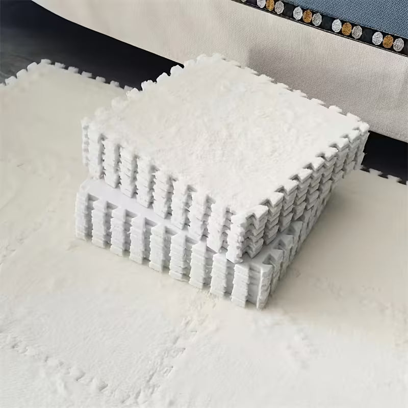 CozyFlex Interlocking Foam Floor Mat Set - 12 Soft Tiles