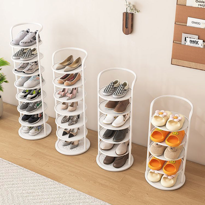 Chic Steel Shoe Stand for a Clutter-Free Entrance