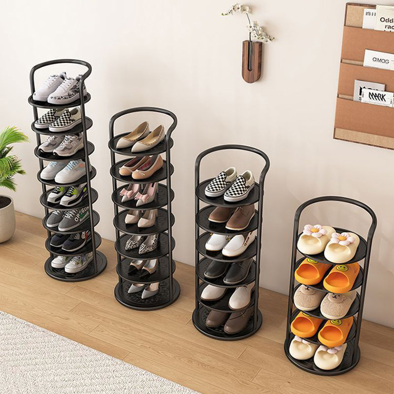 Chic Steel Shoe Stand for a Clutter-Free Entrance