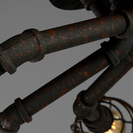Rustic Industrial Ceiling Light Fixture for Modern Homes