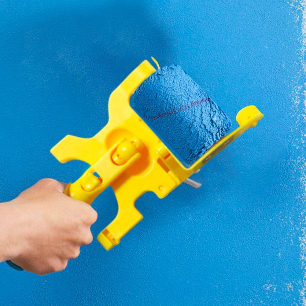 Precision Paint Roller with Edge Shield