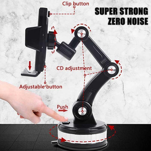 Ultra-Stable Phone Mount with 360-Degree Rotation