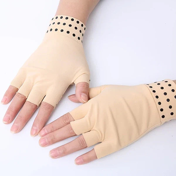 Lightweight Open-Finger Compression Gloves for Hand Relief