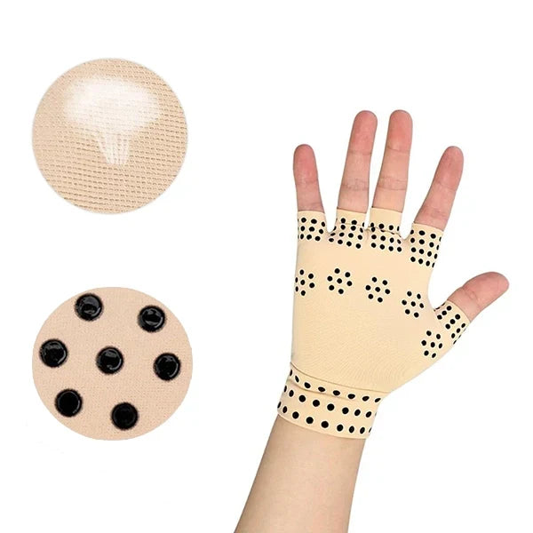 Lightweight Open-Finger Compression Gloves for Hand Relief