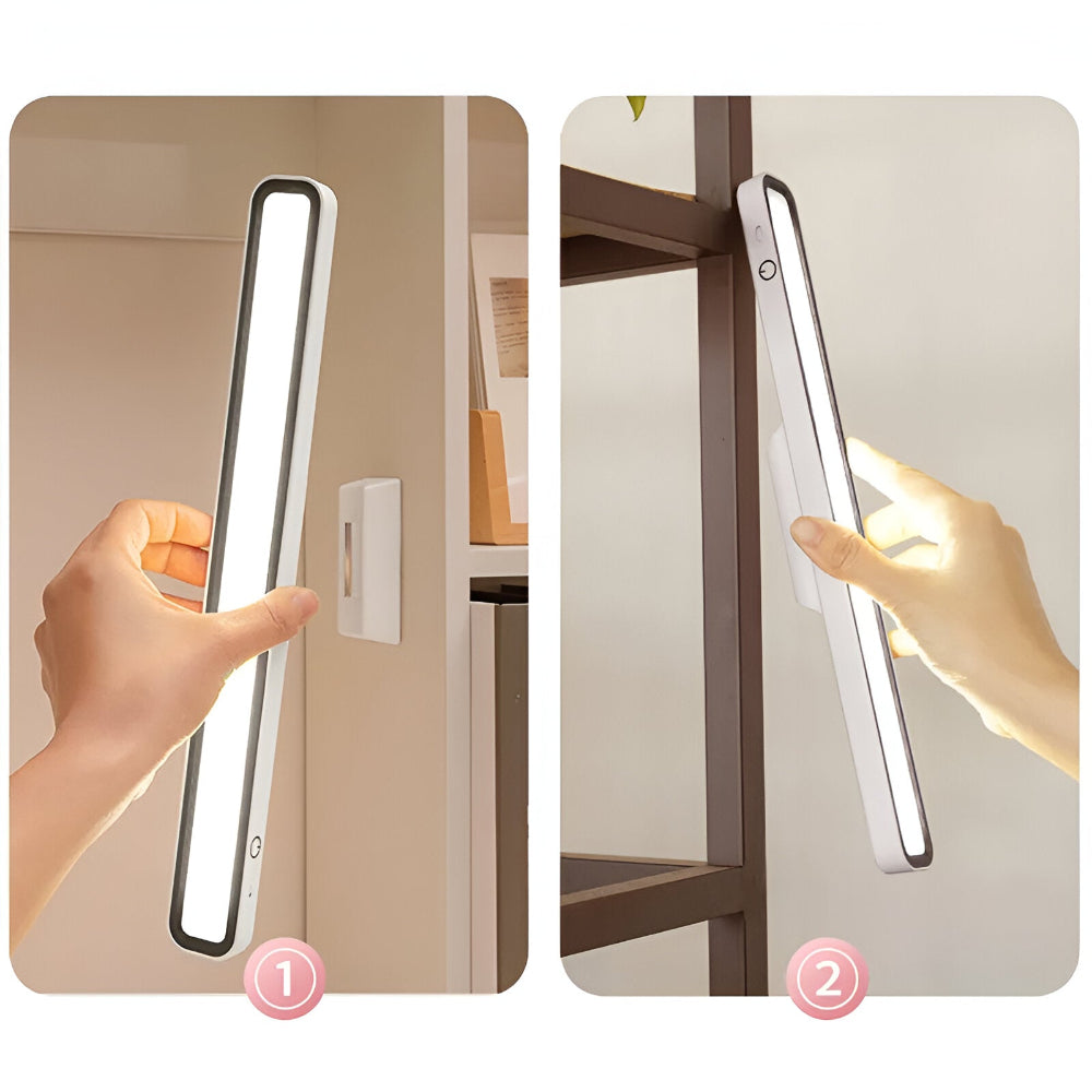 Versatile Rechargeable LED Light Strip with Magnetic Base
