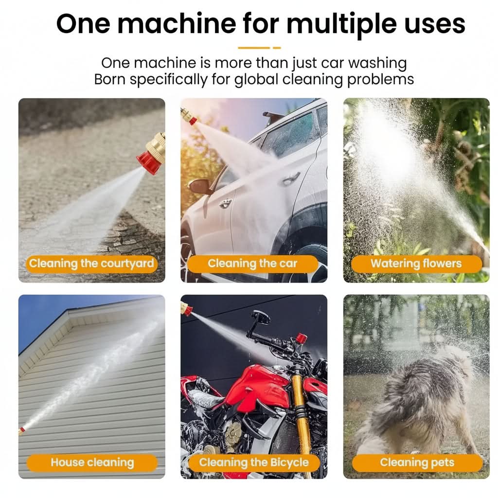 AquaBlast – Cordless High-Pressure Cleaner for All Your Outdoor Needs