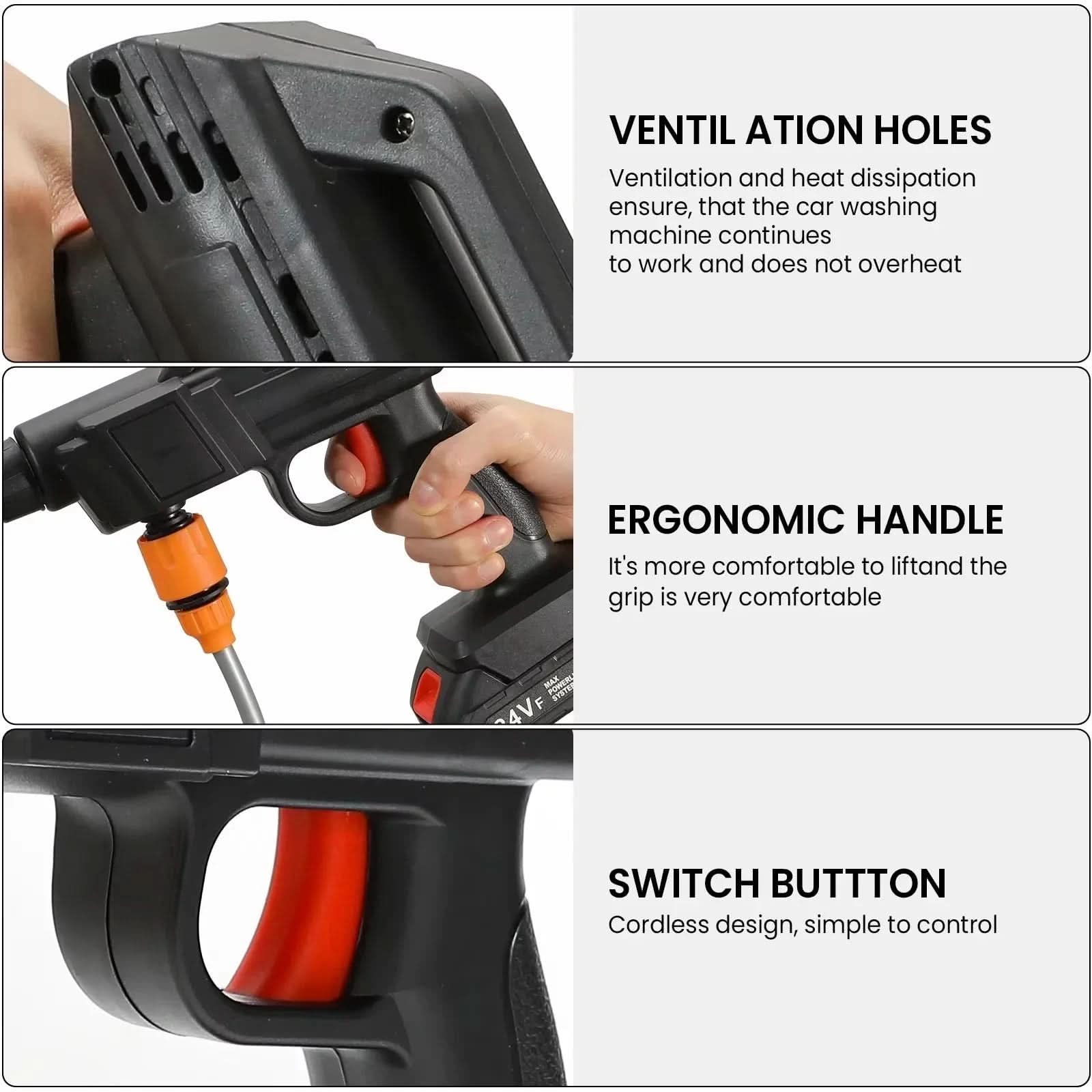 AquaBlast – Cordless High-Pressure Cleaner for All Your Outdoor Needs