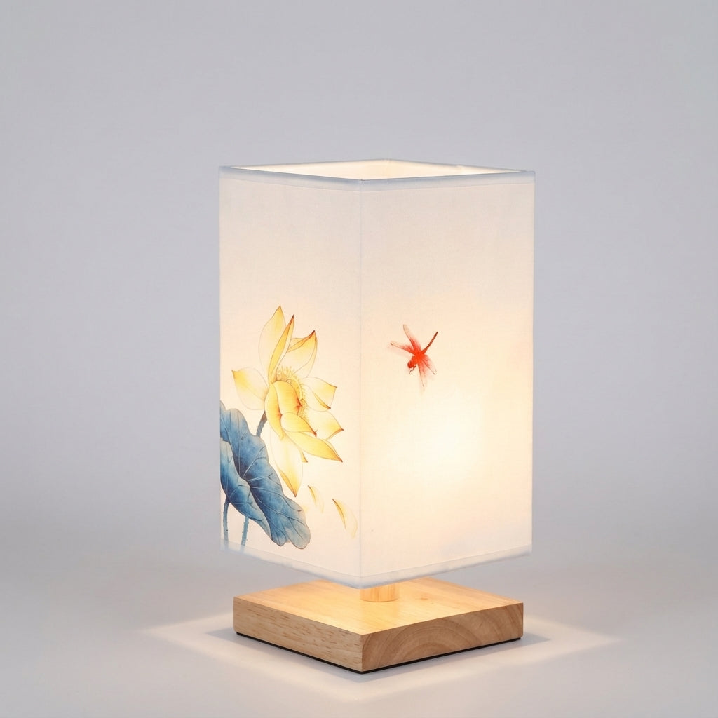 Scandinavian Design Lamp in Japanese Style