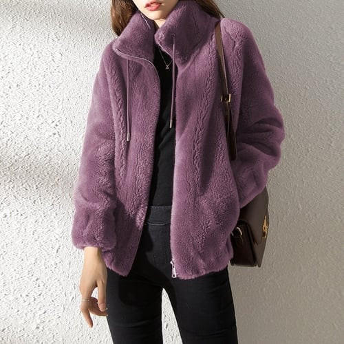 Chic Faux Fur Insulated Winter Coat