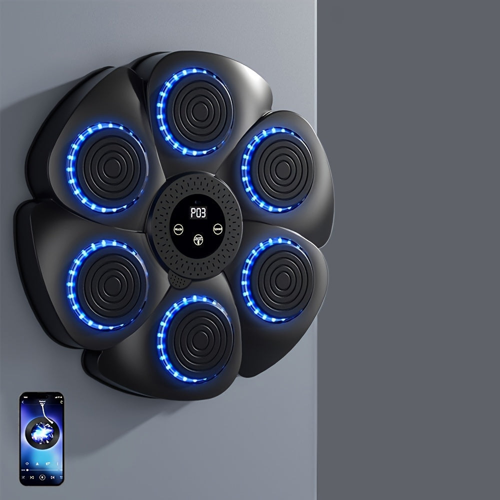 Smart Boxing Trainer with Music and USB-C Recharge