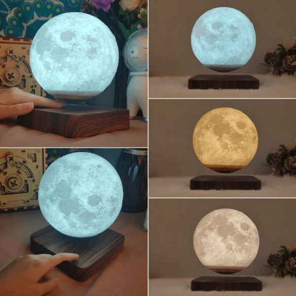 Floating Celestial Sphere Lamp with Ambient Illumination
