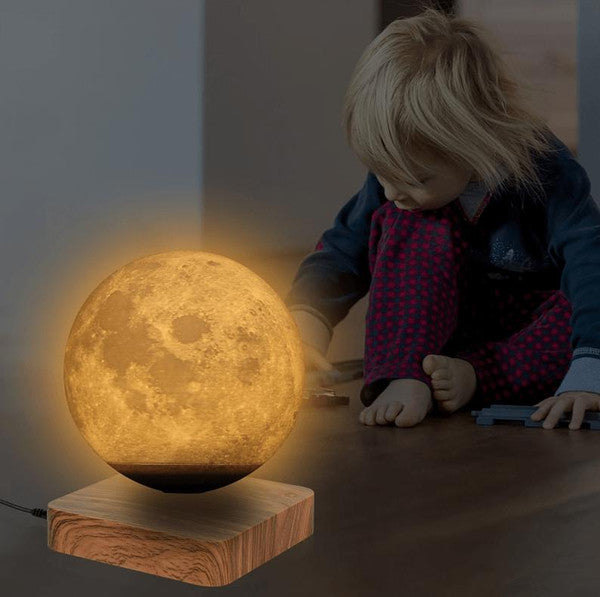 Floating Celestial Sphere Lamp with Ambient Illumination