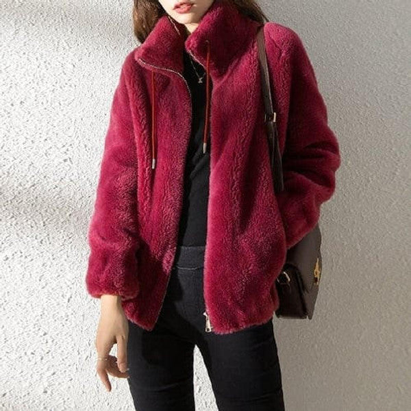 Chic Faux Fur Insulated Winter Coat