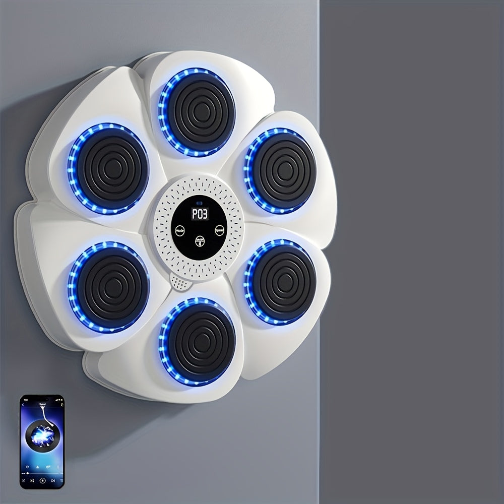 Smart Boxing Trainer with Music and USB-C Recharge