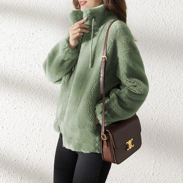 Chic Faux Fur Insulated Winter Coat