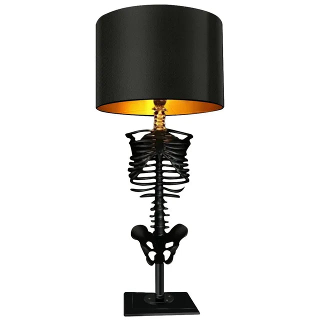 Chic USB-Connected Table Lamp – Elegant Fabric & Resin Design