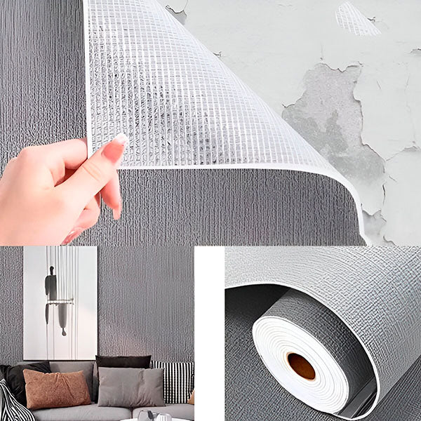 Peel-and-Stick Textured Wall Covering for Effortless Style