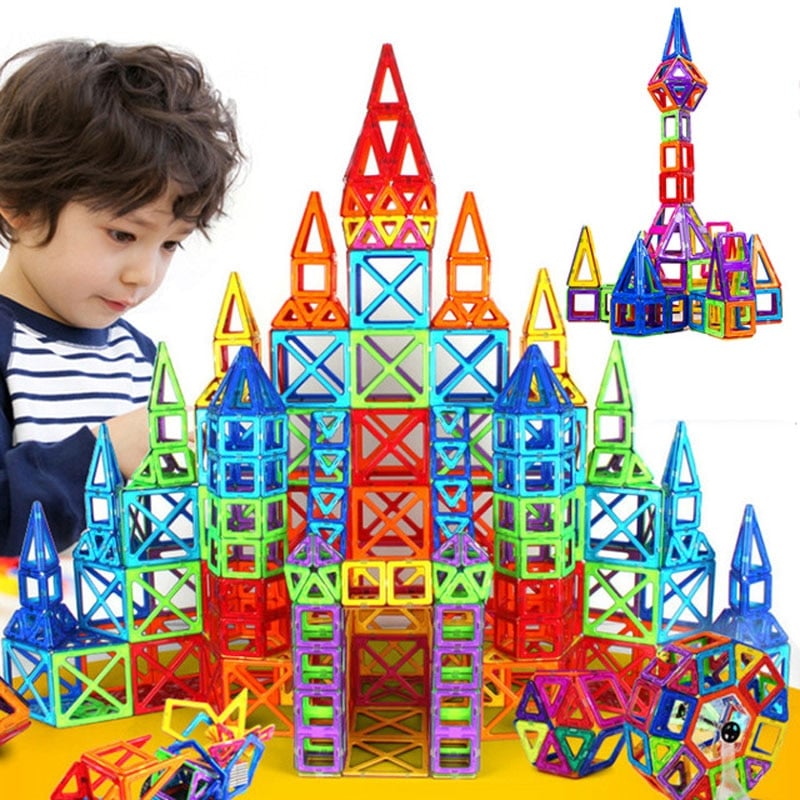 Creative Magnetic Building Blocks for Imaginative Play