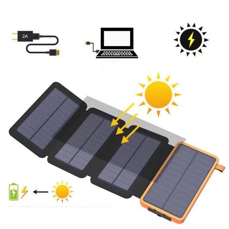 High-Capacity 25000mAh Solar Charging Power Bank