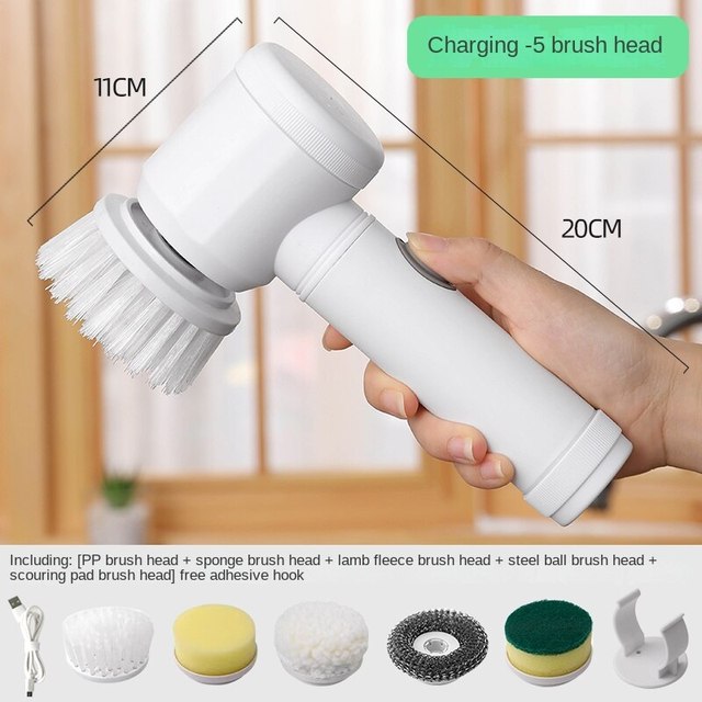 Wireless Power Scrubber: Versatile Tool for Home Cleaning