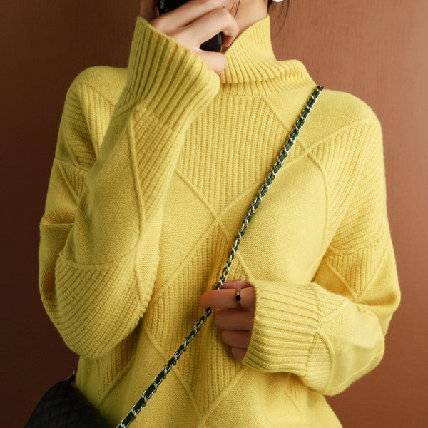 Elegant Cashmere Turtle Neck Sweater for Every Occasion
