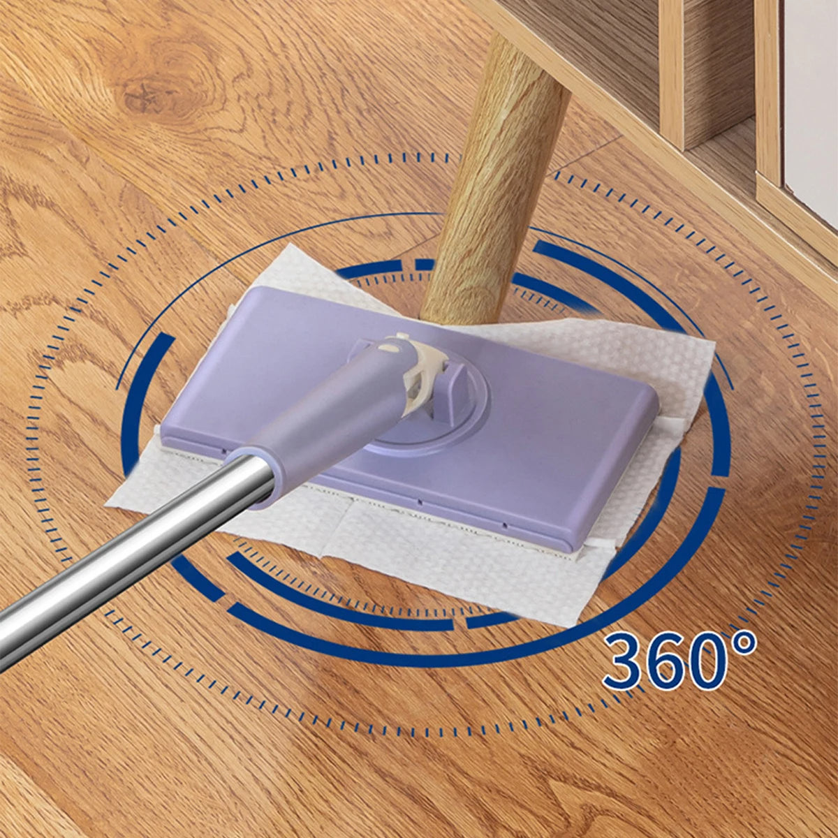 Versatile 360° Swivel Mop for Effortless Cleaning