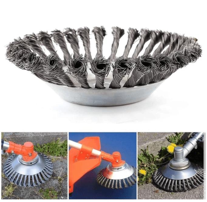 Premium Weed Removal Brush Head for Trimmers