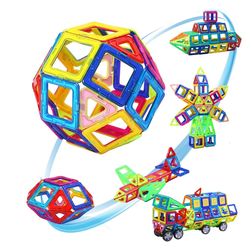 Creative Magnetic Building Blocks for Imaginative Play