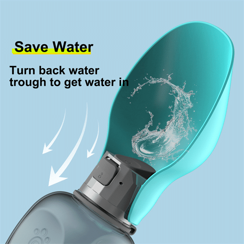 Ultimate Hydration Bottle for Dogs with Collapsible Bowl - 27.05oz