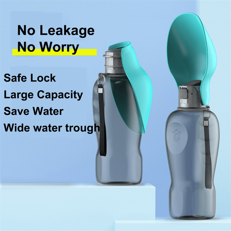 Ultimate Hydration Bottle for Dogs with Collapsible Bowl - 27.05oz