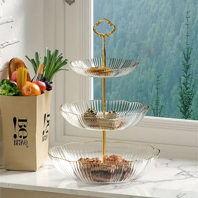 Stylish 3-Tier Fruit Organizer for Your Kitchen