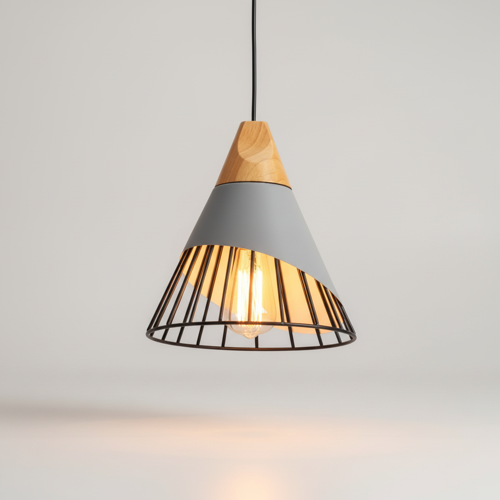 Pendant Light with Cable Suspension - Modern Design