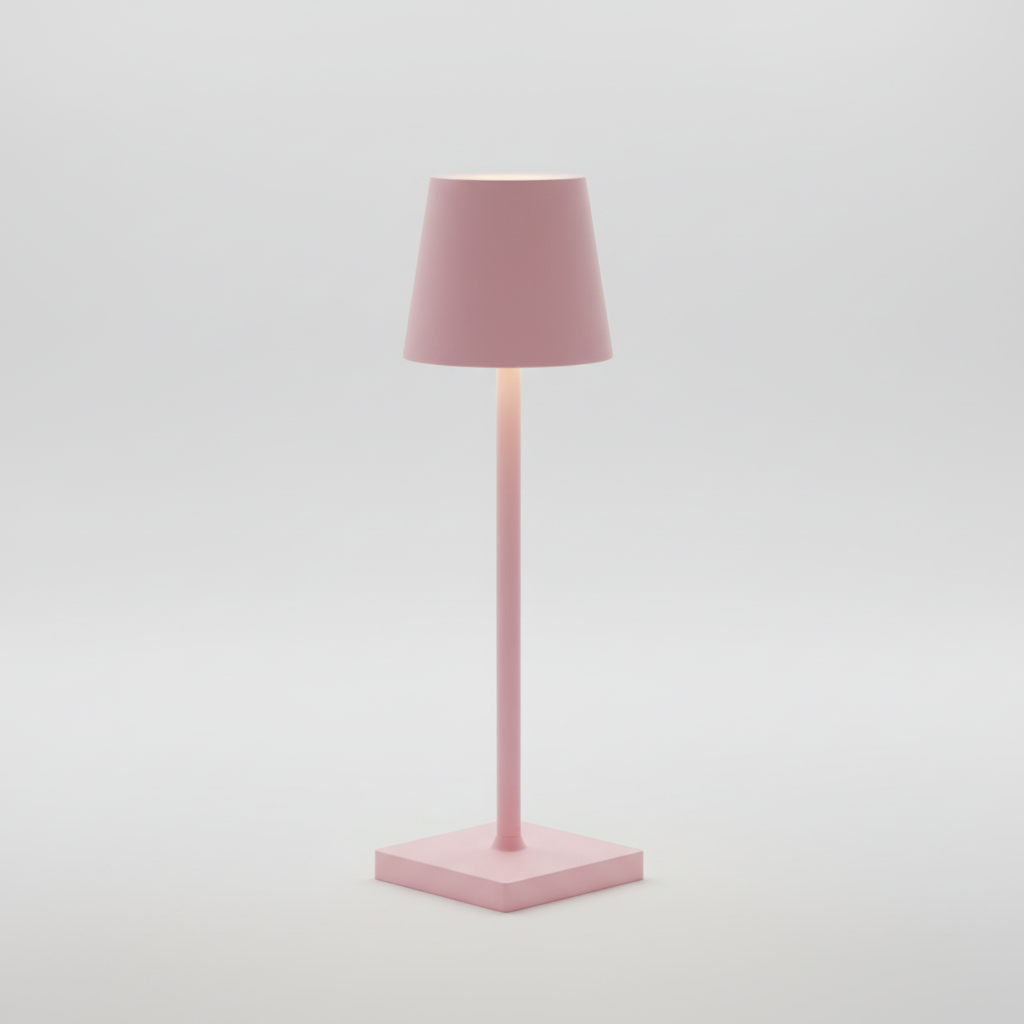 Aluminium Table Lamp with Wireless Design