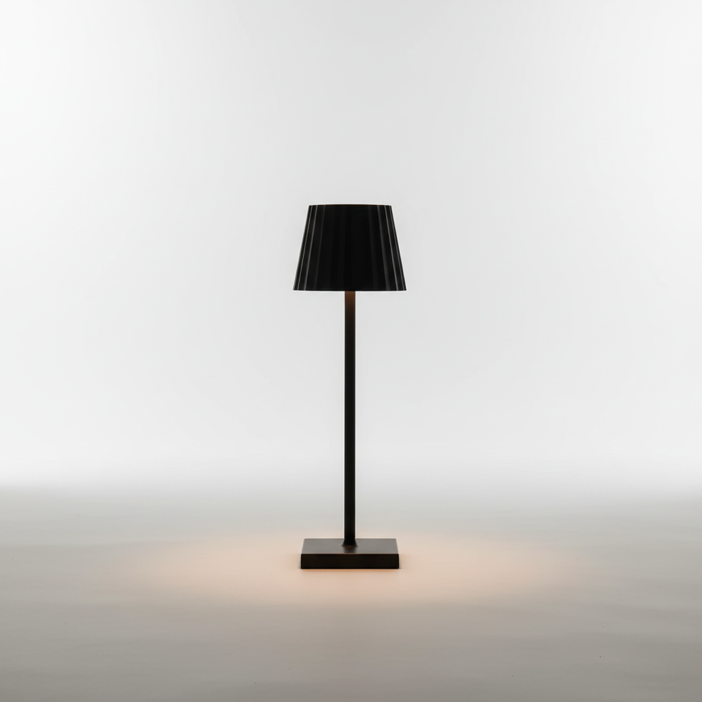 LED Table Lamp with Wireless Design - Modern Scandinavian Style