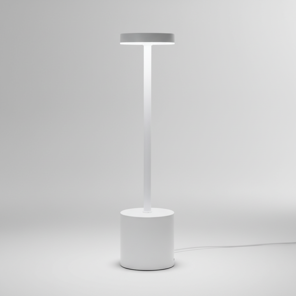 Metal Wireless LED Desk Lamp
