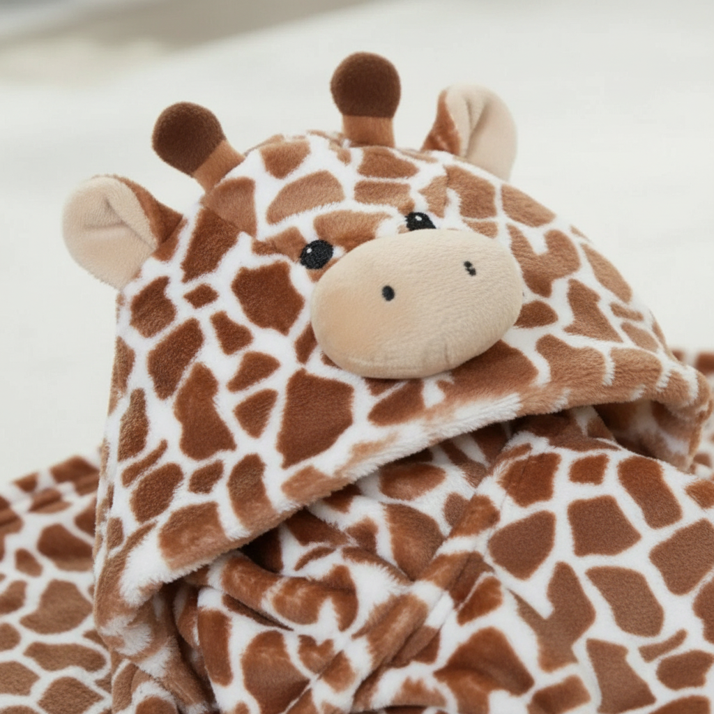 Children's Hooded Towel for Bathing