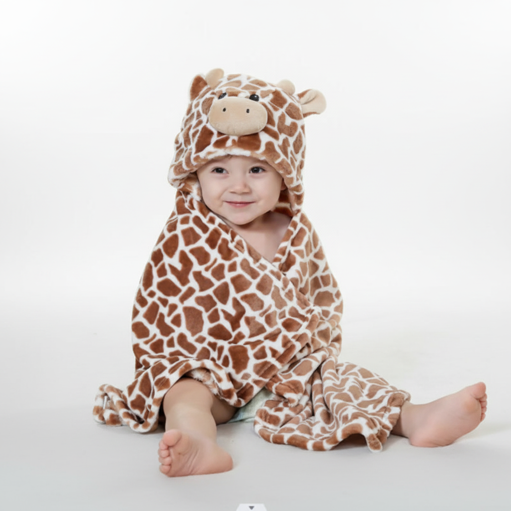 Children's Hooded Towel for Bathing