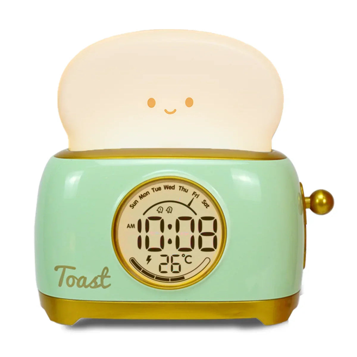 Children's Smart LED Alarm Clock with Night Light & Temp Display