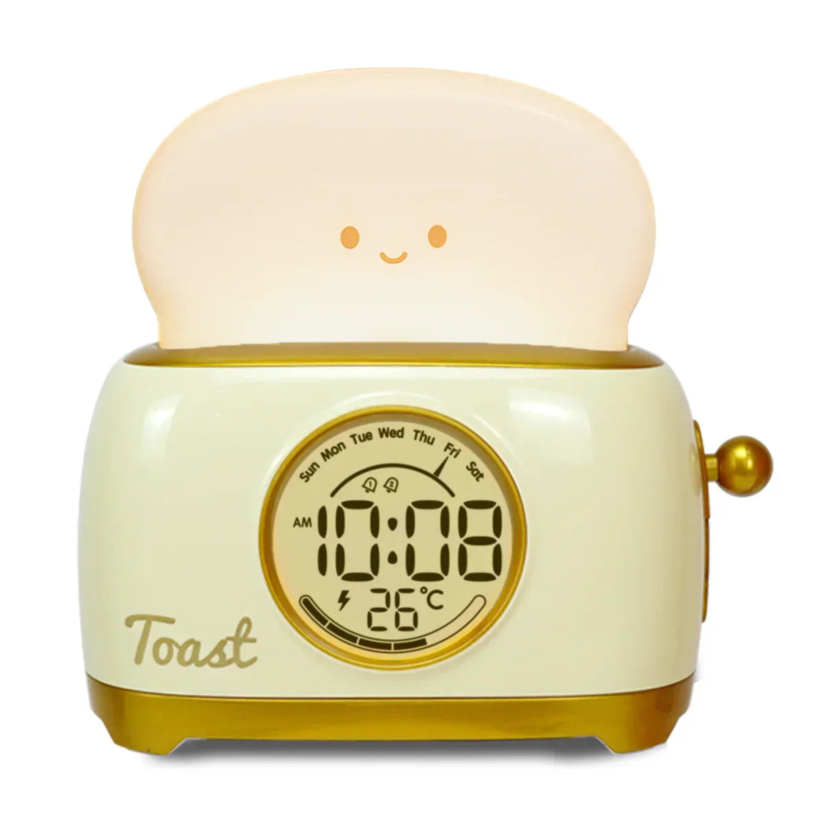 Children's Smart LED Alarm Clock with Night Light & Temp Display
