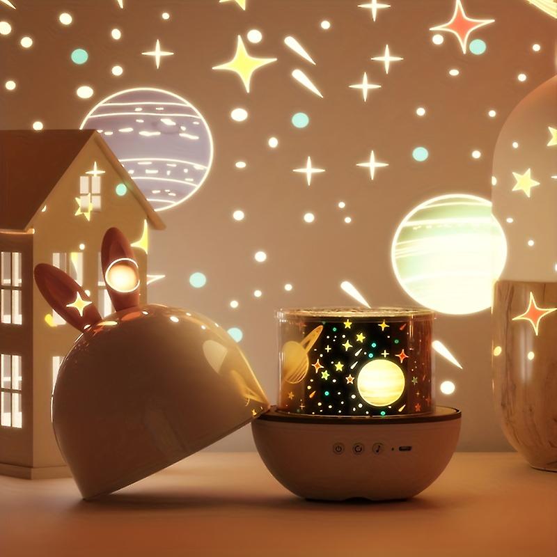 Plastic Star Projector for Kids' Room - Moon Theme
