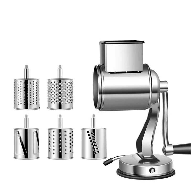 Effortless Food Prep | Rotary Grater with Comfortable Grip