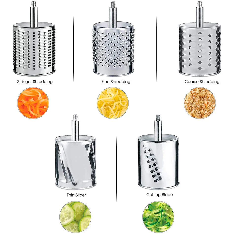 Effortless Food Prep | Rotary Grater with Comfortable Grip