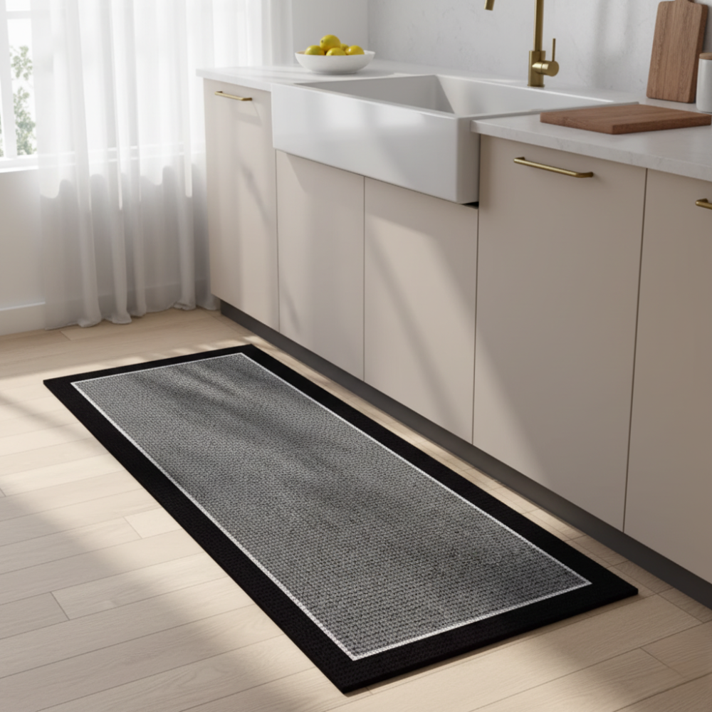 Stylish & Functional Kitchen Mat with Slip-Resistant Base
