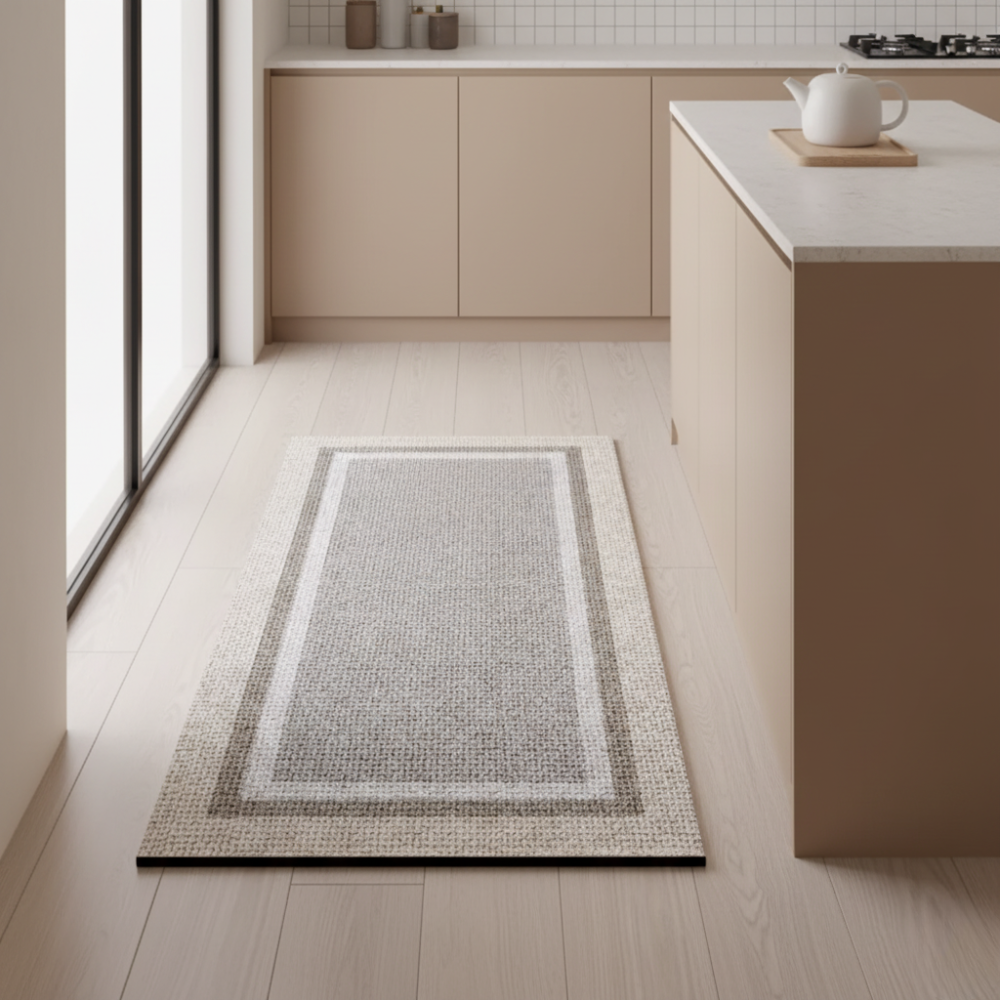 Stylish & Functional Kitchen Mat with Slip-Resistant Base